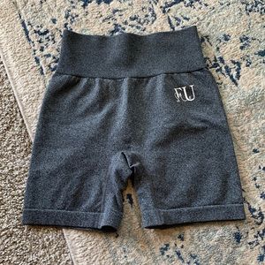 Grey biker shorts